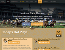 Tablet Screenshot of nationalracemasters.com